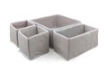Set organizator, Dynasty, 960DYN1402,  Dimensiune: 14 x 28 x 14 cm (1 bucată), Gri/Alb