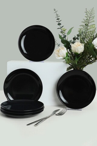 Set farfurii din ceramica pentru desert, Keramika, 275KRM1822, Ceramica , Dimensiune: 17 cm (6 bucăți), Multicolor