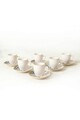 Set cesti de cafea, Keramika, 275KRM1926, Ceramica , 6x6x6 cm, 110 ml, Alb/Negru