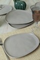 Set platouri servire desert, Keramika, 275KRM2207, Ceramica , Nu absoarbe apa, Gri Mat
