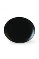 Set platouri servire, Keramika, 275KRM2161, Ceramica , Nu absoarbe apa, Negru mat