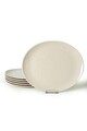 Set platouri servire, Keramika, 275KRM2160, Ceramica , Nu absoarbe apa, Crem