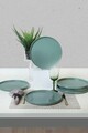 Set platouri servire, Keramika, 275KRM2113, Ceramica , Nu absoarbe apa, Verde