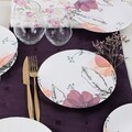 Set platouri servire desert, Keramika, 275KRM2201, Ceramica , Nu absoarbe apa, Alb mat