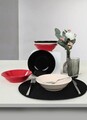 Set farfurii, Keramika, 275KRM1848, Ceramica , Nu absoarbe apa, Multicolor