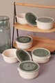 Set recipiente depozitare, Keramika, 275KRM1871, Ceramica , Nu absoarbe apa, Crem