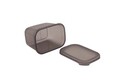 Set recipiente depozitare, Kosova, 430KSV1525, Plastic , Dimensiune: 12 x 16,5 x 27,5 cm / 3200 ml (4 bucăți), Antracit