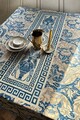 Fata de masa, SX - Kitchen, 626SRT1125, Poliester , Dimensiune: 135 x 200 cm (1 bucată), Albastru/Alb