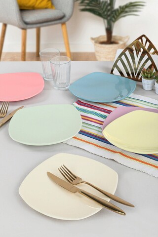 Set platouri servire desert, Keramika, 275KRM1895, Ceramica , Antibacterian, Multicolor