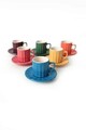 Set cesti de cafea, Keramika, 275KRM2177, Ceramica , Nu absoarbe apa, Multicolor