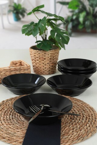 Set farfurii din ceramica pentru desert, Hermia, 275KRM1824, Multicolor