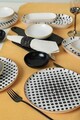 Set de mic dejun, Keramika, 275KRM1959, Ceramica , Nu absoarbe apa, Alb/Negru
