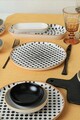 Set de mic dejun, Keramika, 275KRM1959, Ceramica , Nu absoarbe apa, Alb/Negru