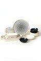 Set de mic dejun, Keramika, 275KRM1959, Ceramica , Nu absoarbe apa, Alb/Negru