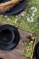 Traversa de masa, SX - Kitchen, 626SRT1144, Poliester , Dimensiune: 45 x 150 cm (1 bucată), Verde