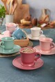 Set cesti de cafea, Keramika, 275KRM1872, Ceramica , Nu absoarbe apa, Multicolor