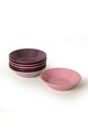 Set farfurii, Keramika, 275KRM1891, Ceramica , Nu absoarbe apa, Mov