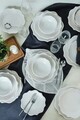 Serviciu de masa, Keramika, 275KRM2224, Ceramica , Nu absoarbe apa, Alb mat