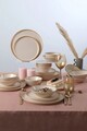 Serviciu de masa, Keramika, 275KRM1932, Ceramica , Nu absoarbe apa, Crem / Aur