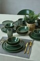 Serviciu de masa, Keramika, 275KRM2221, Ceramica , Nu absoarbe apa, Verde