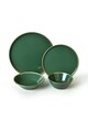 Serviciu de masa, Keramika, 275KRM2221, Ceramica , Nu absoarbe apa, Verde