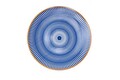 Serviciu de masa, Beros, 973BRS3145, Portelan , Farfurie intinsa 25 cm, Alb/Albastru
