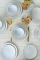 Serviciu de masa, Keramika, 275KRM2119, Ceramica , Nu absoarbe apa, Alb/Auriu