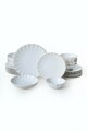 Serviciu de masa, Keramika, 275KRM2119, Ceramica , Nu absoarbe apa, Alb/Auriu