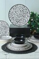 Serviciu de masa, Keramika, 275KRM2118, Ceramica , Nu absoarbe apa, Alb/Negru