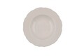 Serviciu de masa, Kütahya Porselen, 710KTP2875, Portelan , Bol pentru supă: 25 x 25 x 10 cm (1 bucată), Alb / Argintiu