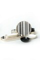 Set de mic dejun, Keramika, 275KRM1960, Ceramica , Nu absoarbe apa, Alb/Negru
