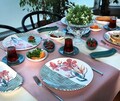 Set de mic dejun, Keramika, 275KRM1797, Ceramica , Farfurie intinsa 26 cm, Multicolor