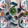 Set de mic dejun, Keramika, 275KRM1797, Ceramica , Farfurie intinsa 26 cm, Multicolor