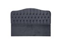 Tablie de pat, Mindy, Vassi 160, 160x125x6 cm, PAL, Antracit