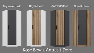 74x190x52 cm, Antracit