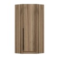 Dulap pentru haine, Minerva, Kale Plus 1 Oak, 74x210x52 cm, PAL, Stejar