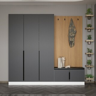 225x210x35 cm, Antracit