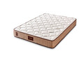 Saltea de pat, Niron, Bamboo 90x190 cm Single Size Middle Firm Mattress, Copertă: țesătură specială tricotată, Alb / Bej / Maro