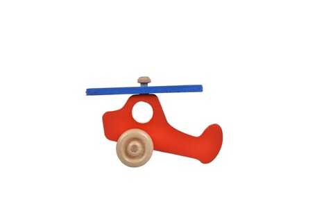 Jucarie pentru landou/carucior, Hanah Home, Mini Plane, 11x9x5 cm, Rosu