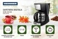 Cafetiera digitala, Heinner, 900 W, 1.8 L, negru