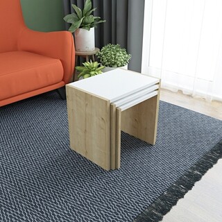 48.6x35x45 cm, Stejar;Alb