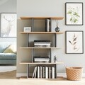 Corp biblioteca, Arcadia, Harmon, 90x25x127 cm, PAL, Stejar / Antracit