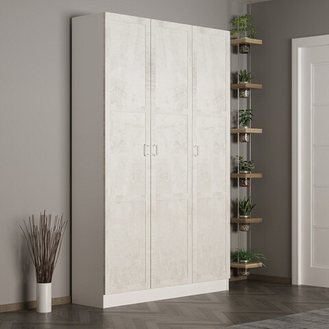 Cuier de perete, Minerva, Noah, 135x210x35 cm, PAL, Alb