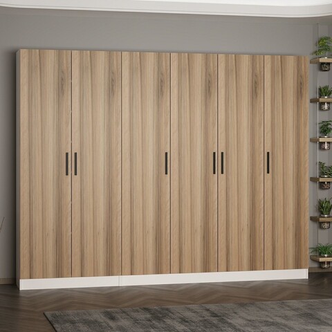 Cuier de perete, Minerva, Noah, 270x210x35 cm, PAL, Maro