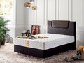Saltea de pat, Niron, Spring 90x190 cm Single SizeMemory Foam andSpring Mattress, Husă: țesătură tricotată din bumbac, Alb