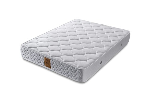 Saltea de pat, Niron, Relax 90x190 cm Single Size Luxury Middle Firm Mattress, Acoperă țesătură specială tricotată, Alb