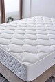 Saltea de pat, Niron, Relax 120x200 cm Single Size Luxury Middle Firm Mattress, Acoperă țesătură specială tricotată, Alb