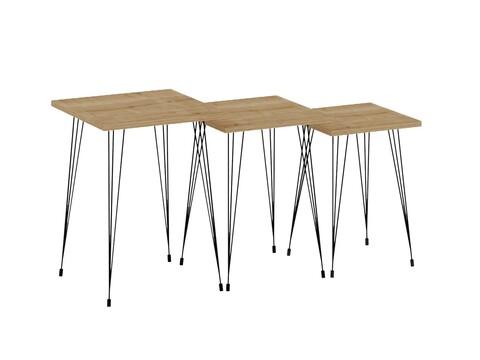 Masute, Puqa Design, Mali, PAL, Stejar negru / safir