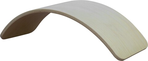 Placă de echilibru din lemn, Sweetie, Wavy Board, 81x22x30 cm, Lemn, Natural