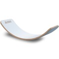 Placă de echilibru din lemn, Sweetie, Wavy Board, 81x22x30 cm, Lemn, Alb/Albastru